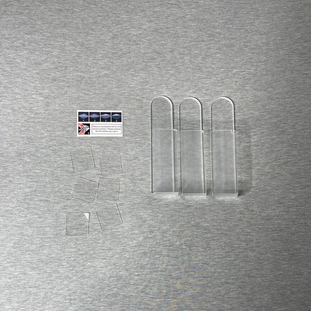 TOPINCN Self Adhesive Acrylic Wall Mount Hat Rack Organizer Hook 3 PCS. Set